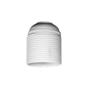 Portalamparas roscado e27 blanco homologado solera 6829crb