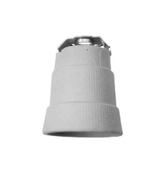 Portalamparas porcelana e40 (goliat) solera 777b