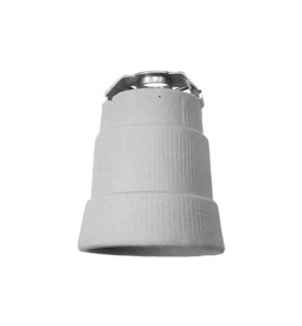 Portalamparas porcelana e40 (goliat) solera 777b
