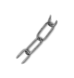 Cadena genovesa hierro 140cm