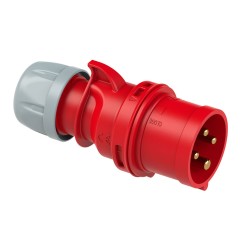 Clavija cetac 3p+t roja 16a 400v~ ip44