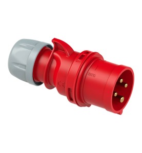 Clavija cetac 3p+t roja 16a 400v~ ip44
