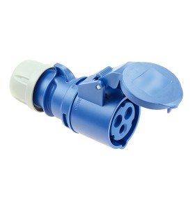 Base aerea cetac 2p+t azul 16a 230v~ ip44