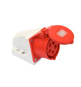 Base cetac superficie 3p+n+t roja 32a 400v~ ip44