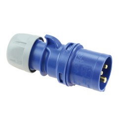 Clavija cetac 2p+t azul 32a 230v~ ip44