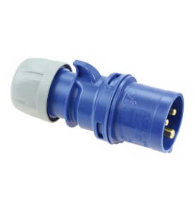 Clavija cetac 2p+t azul 32a 230v~ ip44