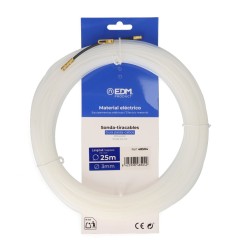Sonda pasacables guia, nylon, 25 m x 3 mm