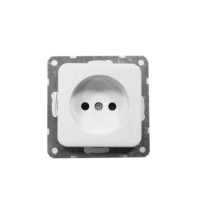Base 10-16a empotrar "serie term" blanco 70x35x70mm (bolsa blister)