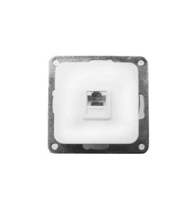 Toma rj45 cat6 empotrar"serie term" blanco 70x30x70mm (bolsa blister)