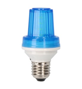 Bombilla flash led e27 1 w color azul