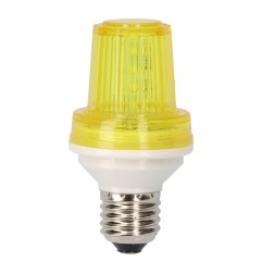 Bombilla flash led e27 1 w color amarillo