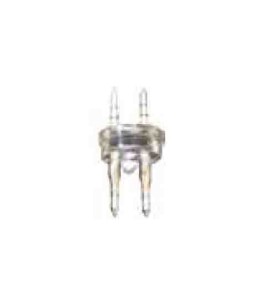 Conector tubo flexilux/flexiled 2 vias 13 mm "punta-punta"