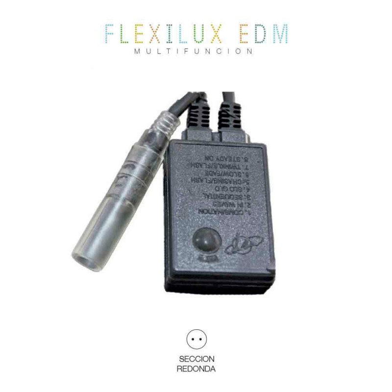 Programador tubo flexilux 2 vias ip44 máx.10,5 m