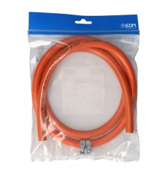 Kit manguera butaflex bicapa ø interior 9mm ø exterior15mm 1,50m (incluye 2 abrazaderas)