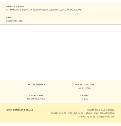 Kit manguera butaflex bicapa 9x15mm 0,80m (incluye 2 abrazaderas)