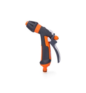 Pistola pulverizadora de riego regulable. con enchufe rapido