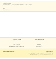 Vaporizador - pulverizador de presion 2 l pro garden