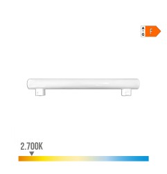 Linestra led 2 casquillos s14s 7 w 600 lm 2700 k luz calida 300 x 30 x 47 mm