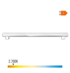 Linestra led 2 casquillos s14s 9 w 810 lm 2700 k luz calida 500 x 30 x 47 mm