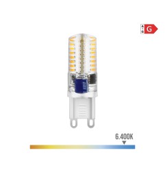 Bombilla g9 silicona led 2,5 w 170 lm 6400 k luz fria ø1,6 x 5 cm