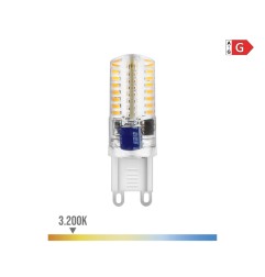 Bombilla g9 silicona led 2,5 w 170 lm 3200 k luz calida ø15 x 50 mm