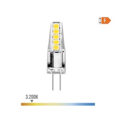 Bombilla bi-pin silicona led g4 12v 2 w 180 lm 3200 k luz calida ø10 x 37 mm