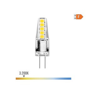 Bombilla bi-pin silicona led g4 12v 2 w 180 lm 3200 k luz calida ø10 x 37 mm