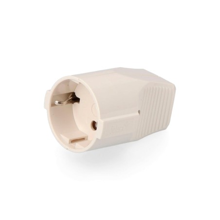 Base aérea t/tl tipo f 4,8 mm 10/16 a 250 v blanca (envasada)