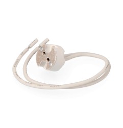 Portalámparas halógeno mr-16 bi-pin blanco (envasado)