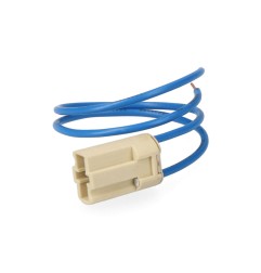 Portalámparas 250v base g-9 con cable beige (envasado)