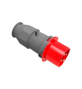 Clavija cetac 3p+t roja 16a 400v~ ip44 (envasada)