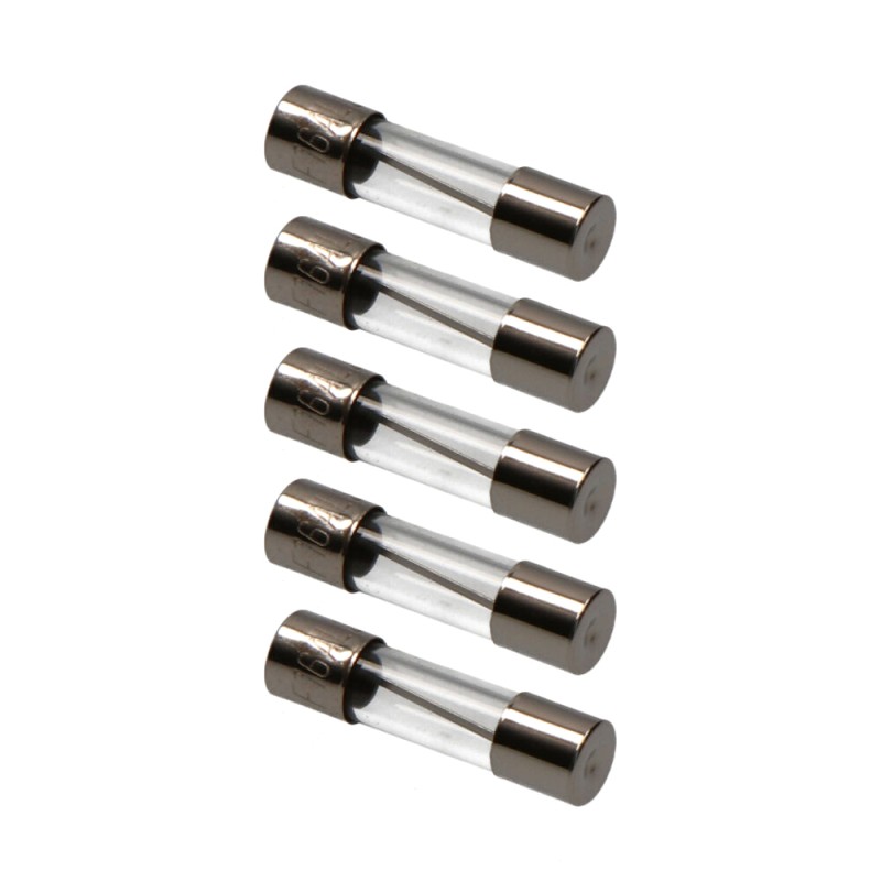 Fusible 5 x 20 mm 6 a, envasado 5 uds