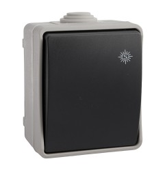 Conmutador/interruptor estanco 10 ax 250 v~ip54