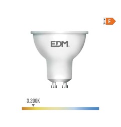 Bombilla dicroica led gu10 7 w 550 lm 3200 k luz calida 45° ø5 x 5,5 cm