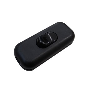 Interruptor de paso 2a 250v negro