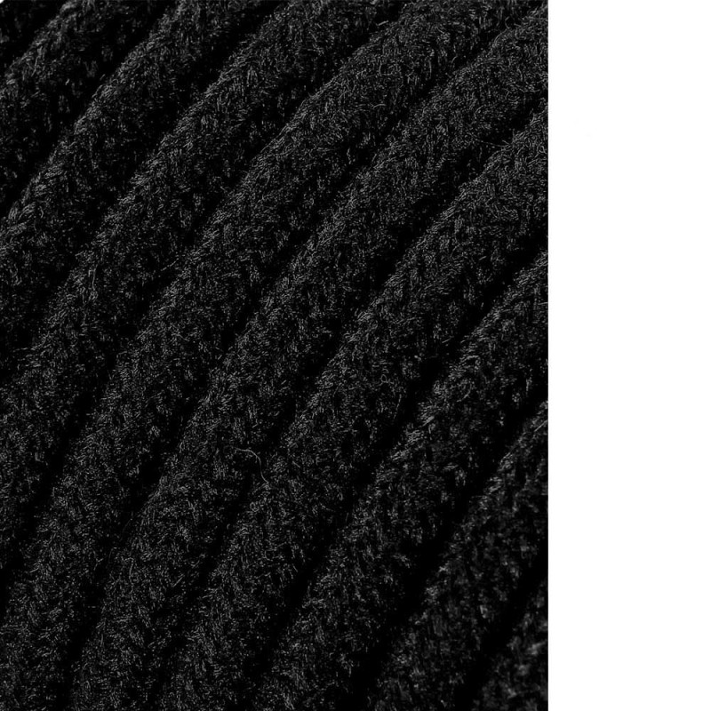 Carrete cable cordón tubular h03vv-f 2 x 0,75 mm² negro, 25 m