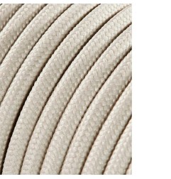 Carrete cable cordón tubular h03vv-f 2 x 0,75 mm² beige, 25 m