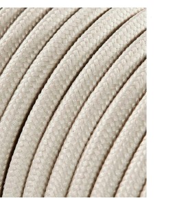 Carrete cable cordón tubular h03vv-f 2 x 0,75 mm² beige, 25 m