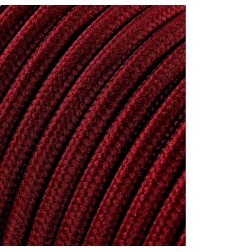 Carrete cable cordón tubular h03vv-f 2 x 0,75 mm² burdeos, 25 m
