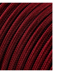Carrete cable cordón tubular h03vv-f 2 x 0,75 mm² burdeos, 25 m
