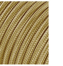 Carrete cable cordón tubular h03vv-f 2 x 0,75 mm² oro oscuro, 25 m