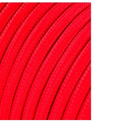 Carrete cable cordón tubular h03vv-f 2 x 0,75 mm² rojo, 25 m