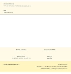 Tapa de plastico microondas ø26,5 x 14 cm