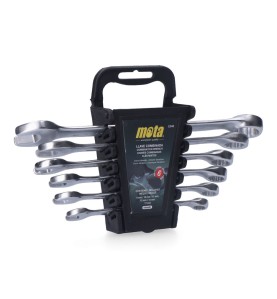 Juego 6 llaves combinadas 8 a 17mm (rack) e946 mota