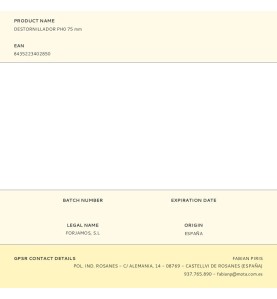 Destornillador ph0 75 mm