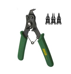 Alicates arandelas abrir/cerrar 4 en 1, 180 mm