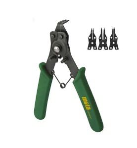 Alicates arandelas abrir/cerrar 4 en 1, 180 mm