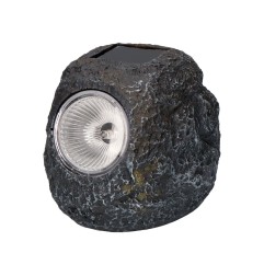 Figura luz solar piedra 5 cm colores / modelos surtidos