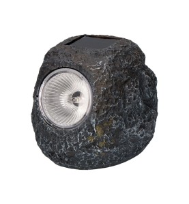 Figura luz solar piedra 5 cm colores / modelos surtidos