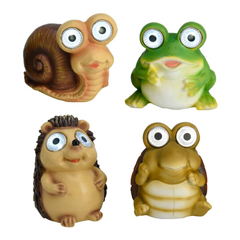 Figura luz solar animal 11 cm modelos surtidos